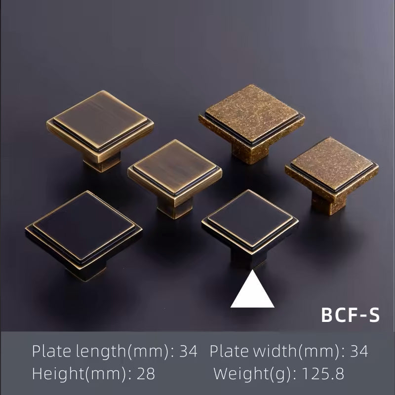 Dooroom Brass Furniture Handles Wardrobe Dresser Cupboard Cabinet Drawer Shoe Box Pulls Modern Black Antique Knobs DOOROOM