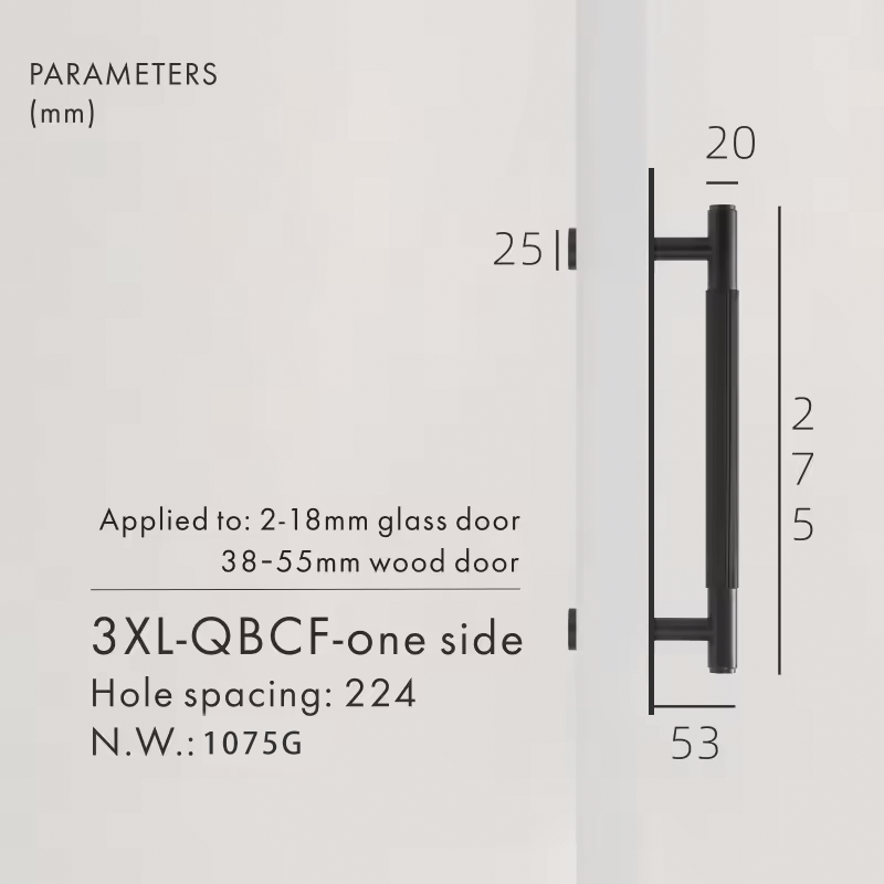 Dooroom Brass Straight Grain With Base PlateDoor Handles Double Door Wood Door Shower Room Black Antique Brass Pulls DOOROOM