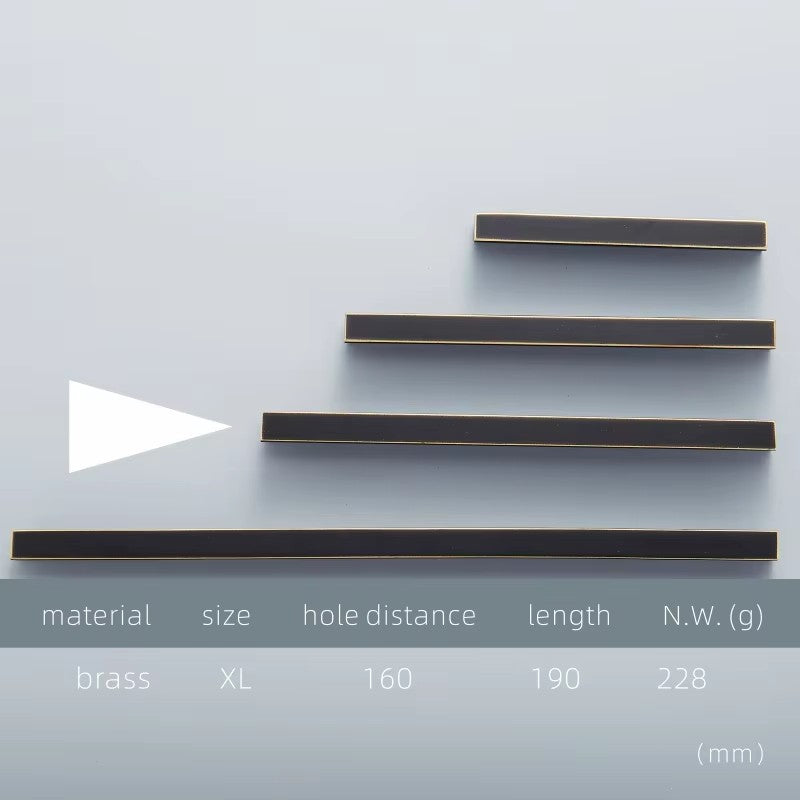 Dooroom Zoe Brass Furniture Handles Long Modern Matt Wardrobe Dresser Cupboard Cabinet Door Drawer Pulls Knobs DOOROOM