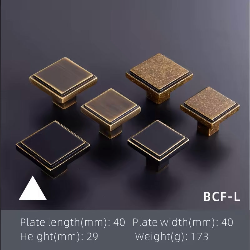 Dooroom Brass Furniture Handles Wardrobe Dresser Cupboard Cabinet Drawer Shoe Box Pulls Modern Black Antique Knobs DOOROOM