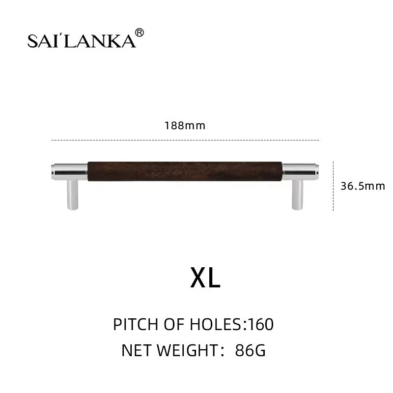 Dooroom Brass Furniture Handles Wood Wardrobe Cupboard T-bar Drawer Knob Kitchen Cabinet Drawer Gabinete Pull Modern Hardware DOOROOM