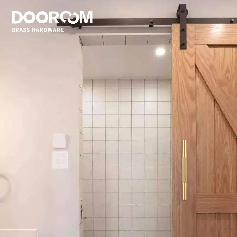 Dooroom Brass Barn Sliding Door Handle Modern American Push Pull Kicken Living Room Bathroom Balcony DOOROOM