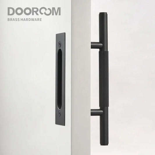 Dooroom Brass Barn Sliding Door Handle Modern American Push Pull Kicken Living Room Bathroom Balcony DOOROOM