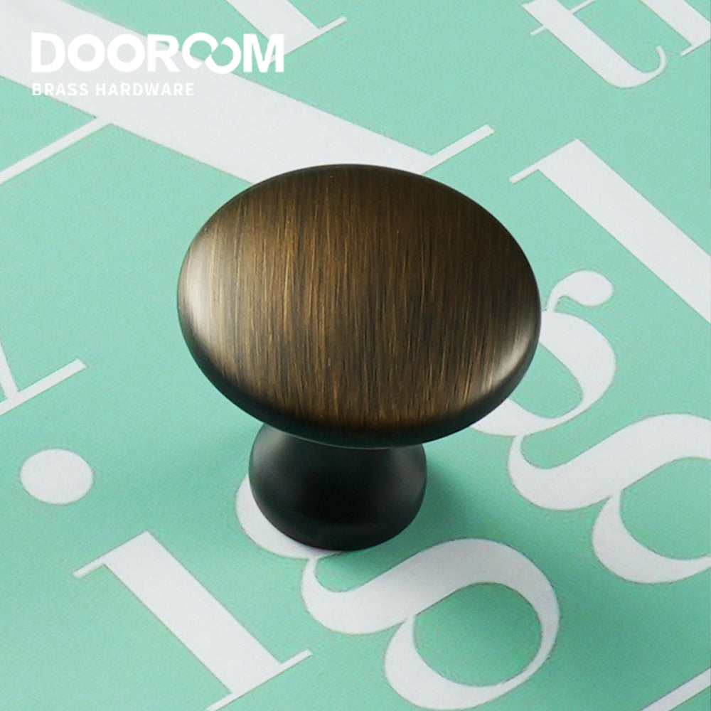 Dooroom Brass Furniture Handles Fresh Simple Nordic American Wardrobe Dresser Cupboard Cabinet Drawer Round Pulls Knobs  DOOROOM