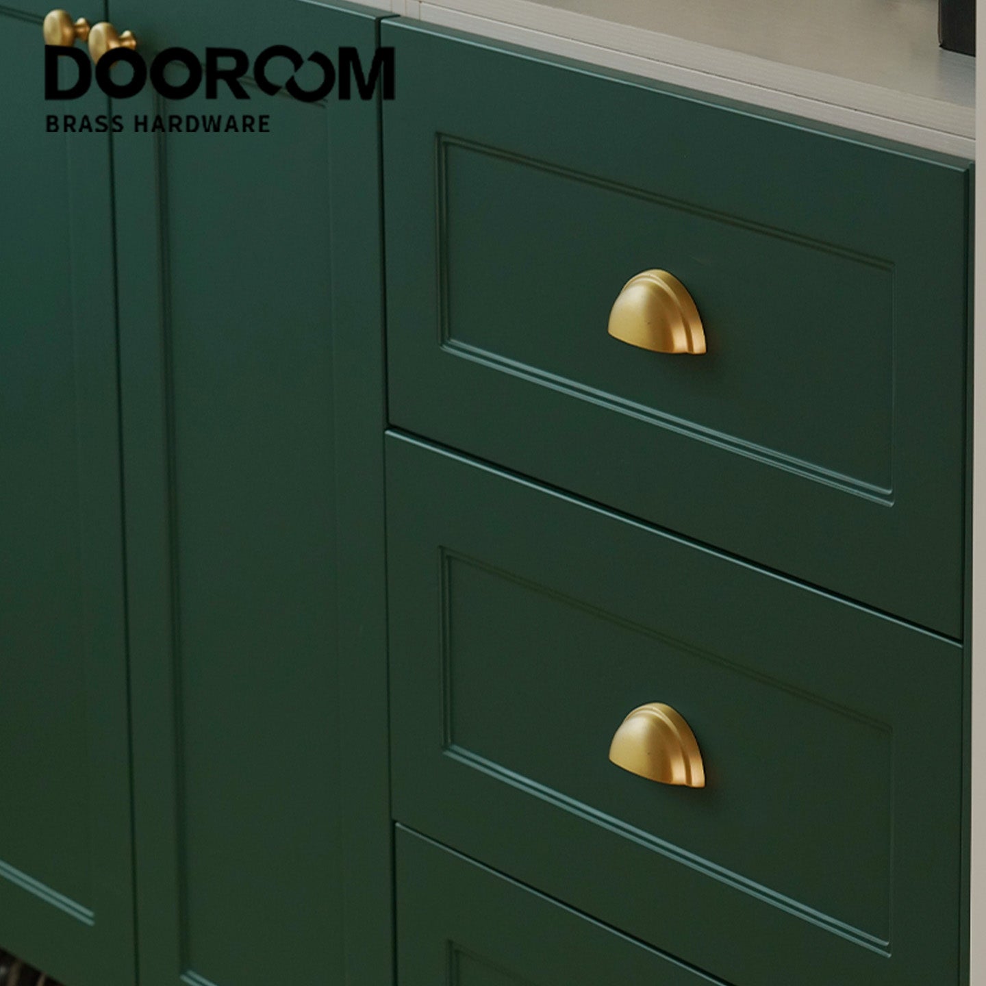 Dooroom Brass Furniture Handles Higher Quality Handle Cupboard Wardrobe Dresser Shoe Box Drawer Bin Pulls Hardware Tools DOOROOM