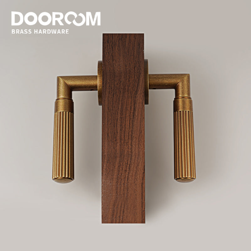 Dooroom Brass Door Lock Set Retro Simplicity Interior Bedroom Bathroom Lock Door Dummy Lock Passage Privacy Lock DOOROOM