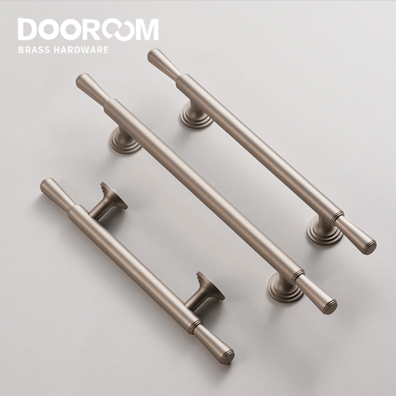 DOOROOM Furniture Handles Home Handshake Nickel Wire Drawing Dresser Cupboard High Quality Cabinet Door Handle Interior Handle DOOROOM