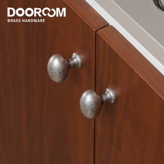 Dooroom Brass Vintage Style Antique Silver Furniture Handles Pulls Cupboard Wardrobe Dresser Wine Bar Drawer Cabinet Knobs DOOROOM