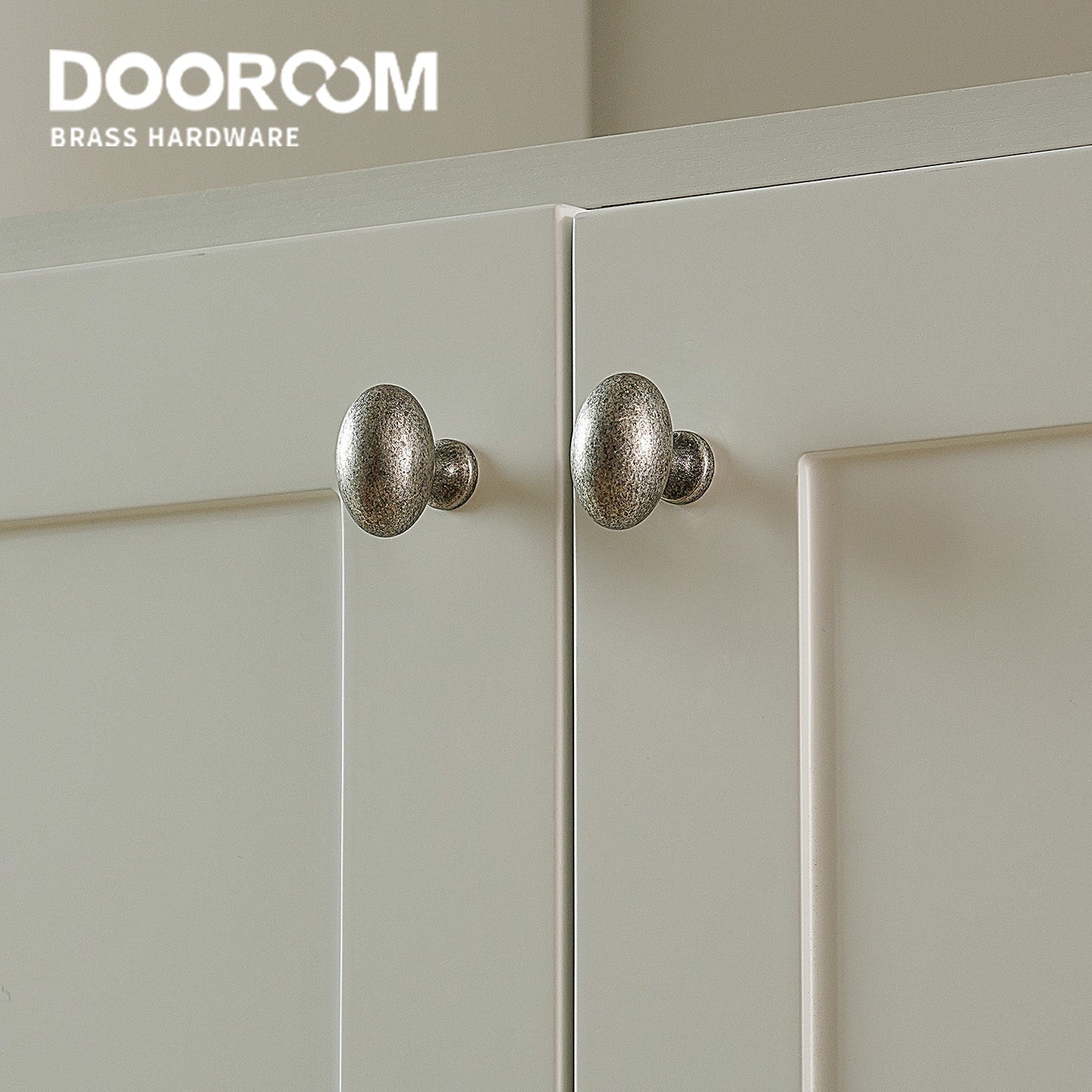 Dooroom Brass Vintage Style Antique Silver Furniture Handles Pulls Cupboard Wardrobe Dresser Wine Bar Drawer Cabinet Knobs DOOROOM