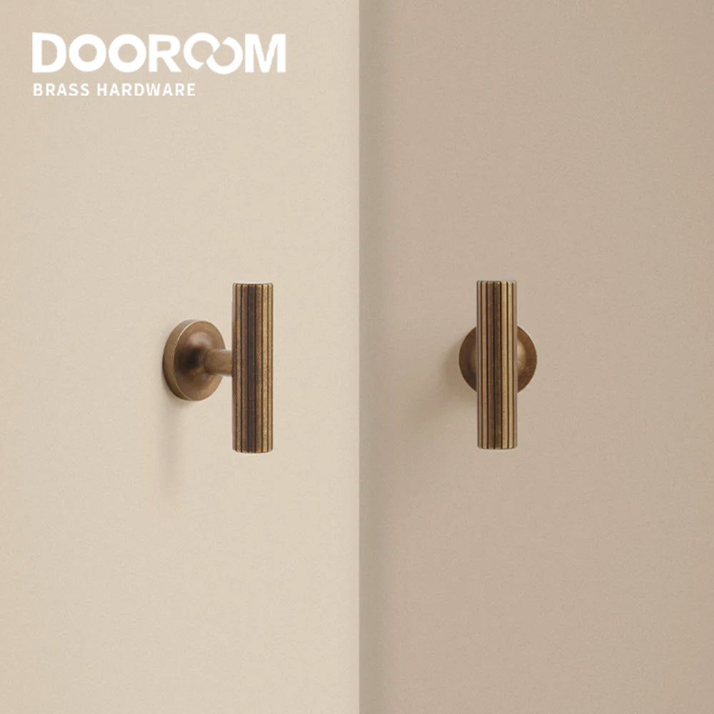 Dooroom Brass Furniture Handle Vintage Style High Quality Cabinet Closet Dresser Shoebox Drawer Cabinet Pull DOOROOM