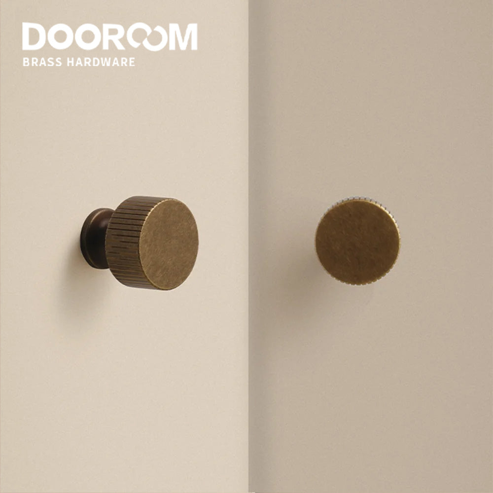 Dooroom Brass Furniture Handle Vintage Style High Quality Cabinet Closet Dresser Shoebox Drawer Cabinet Pull DOOROOM