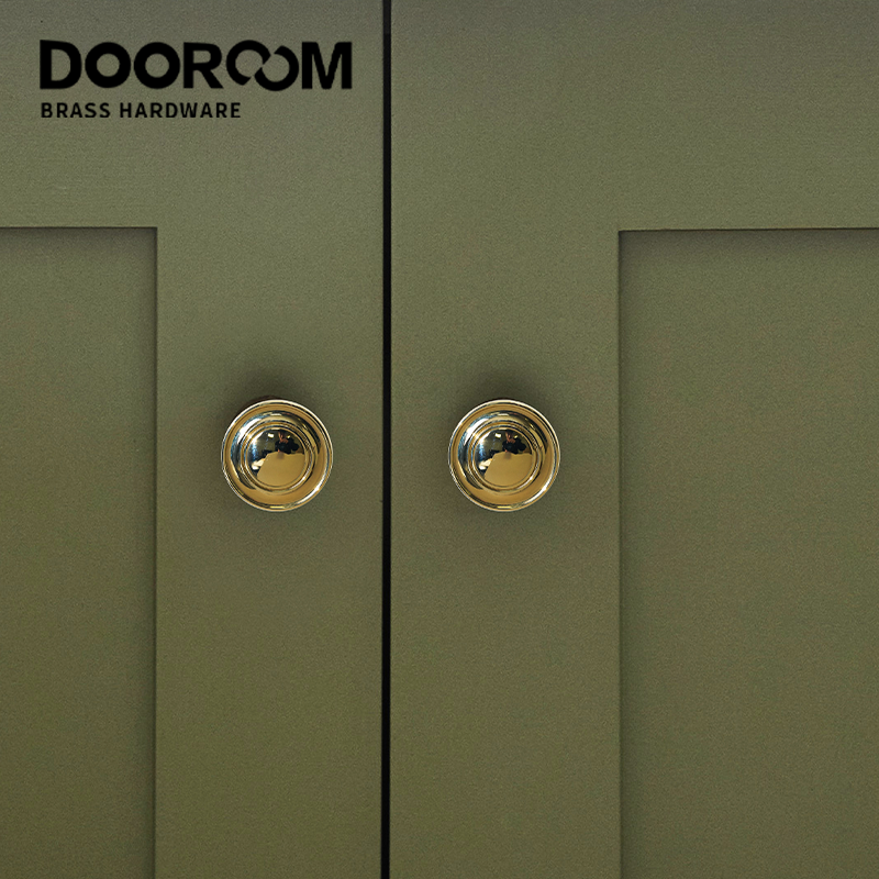 Dooroom Brass Handles Wardrobe Dresser Cupboard Cabinet Door Drawer Furniture Pulls Simple European Knobs Cabinet Accessories DOOROOM