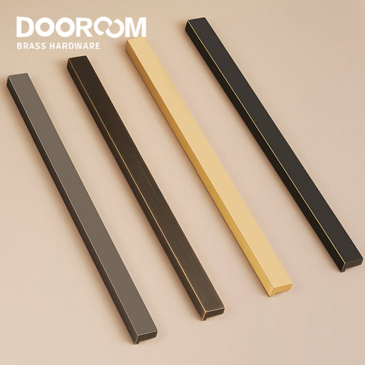 Dooroom Brass Hold Hands Furniture Handles Wardrobe Dresser Cupboard Cabinet Door Drawer Pulls Knobs Hardware Tools DOOROOM