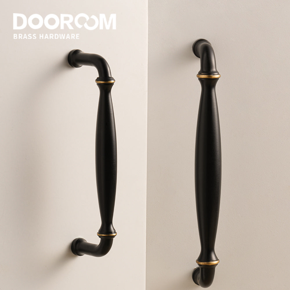 Dooroom Brass Furniture Handles Wardrobe Dresser Cupboard Shoe Box Cabinet  Drawer Pulls New Classic Pastoral European Knobs DOOROOM