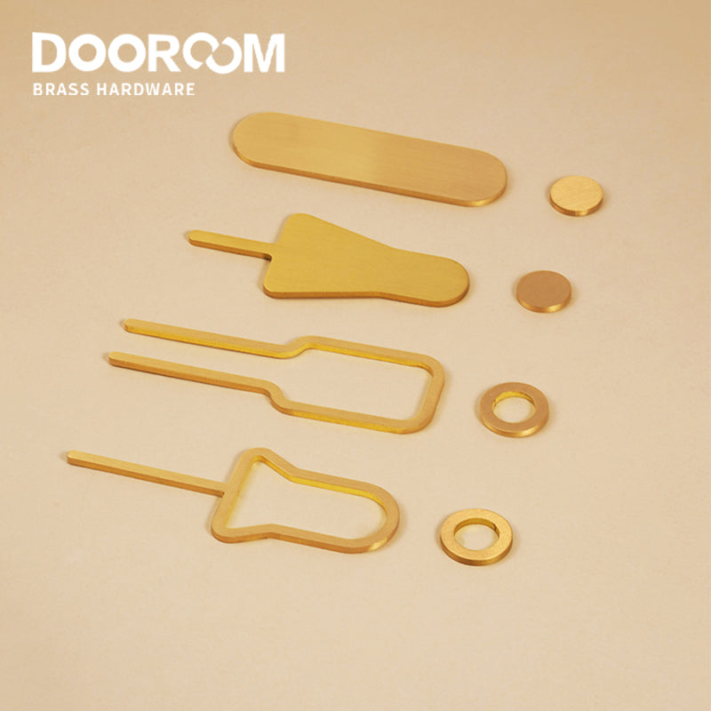 Dooroom Brass Male And Female Logos Shopping Mall Fitting Changing Room Gender Prompt Toilet Identification Gender Marker DOOROOM