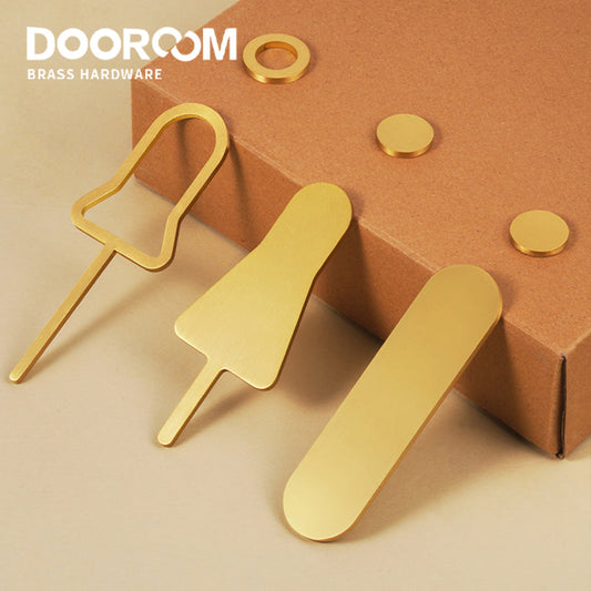 Dooroom Brass Male And Female Logos Shopping Mall Fitting Changing Room Gender Prompt Toilet Identification Gender Marker DOOROOM