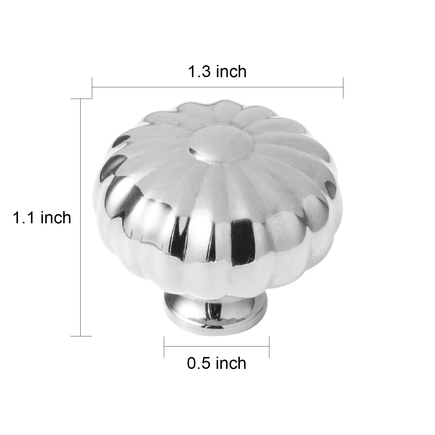 Set of 6 Classic Mushroom Knobs Dooroom