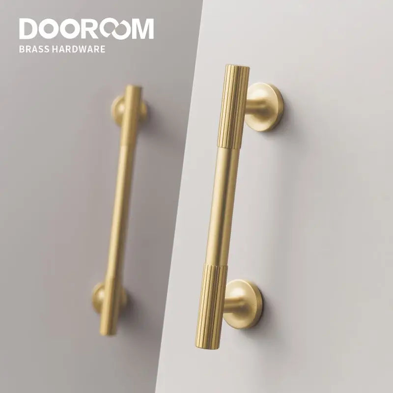 Dooroom Brass Linear Furniture Handles Antique Brass Matt Nickel Silver Cupboard Wardrobe Dresser Shoe Box Drawer Cabinet Pulls DOOROOM