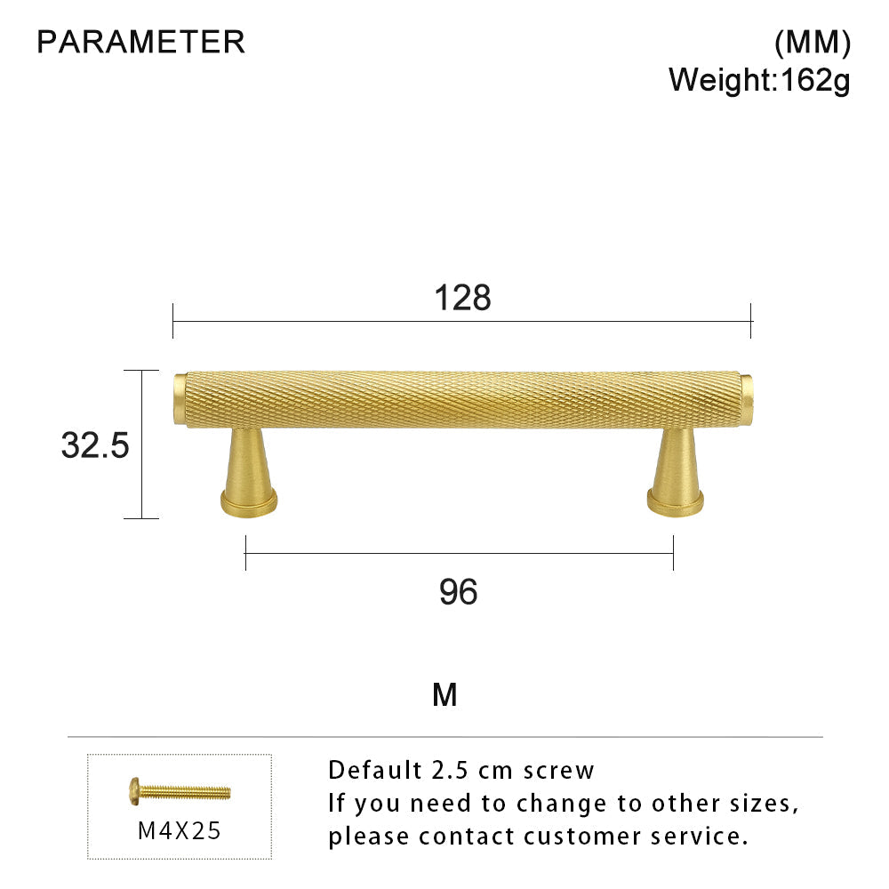 Dooroom Brass Knurled Devise Furniture Handles Gold Black Modern Wardrobe Cabinet Dresser Cupboard Drawer Pulls Knobs Bar DOOROOM