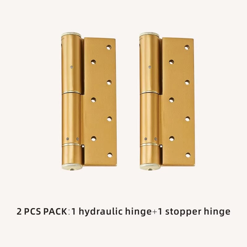Dooroom Invisible Hydraulic Door Hinges Automatic Door Closing Buffer Damping Hidden Spring Door Hinges DOOROOM