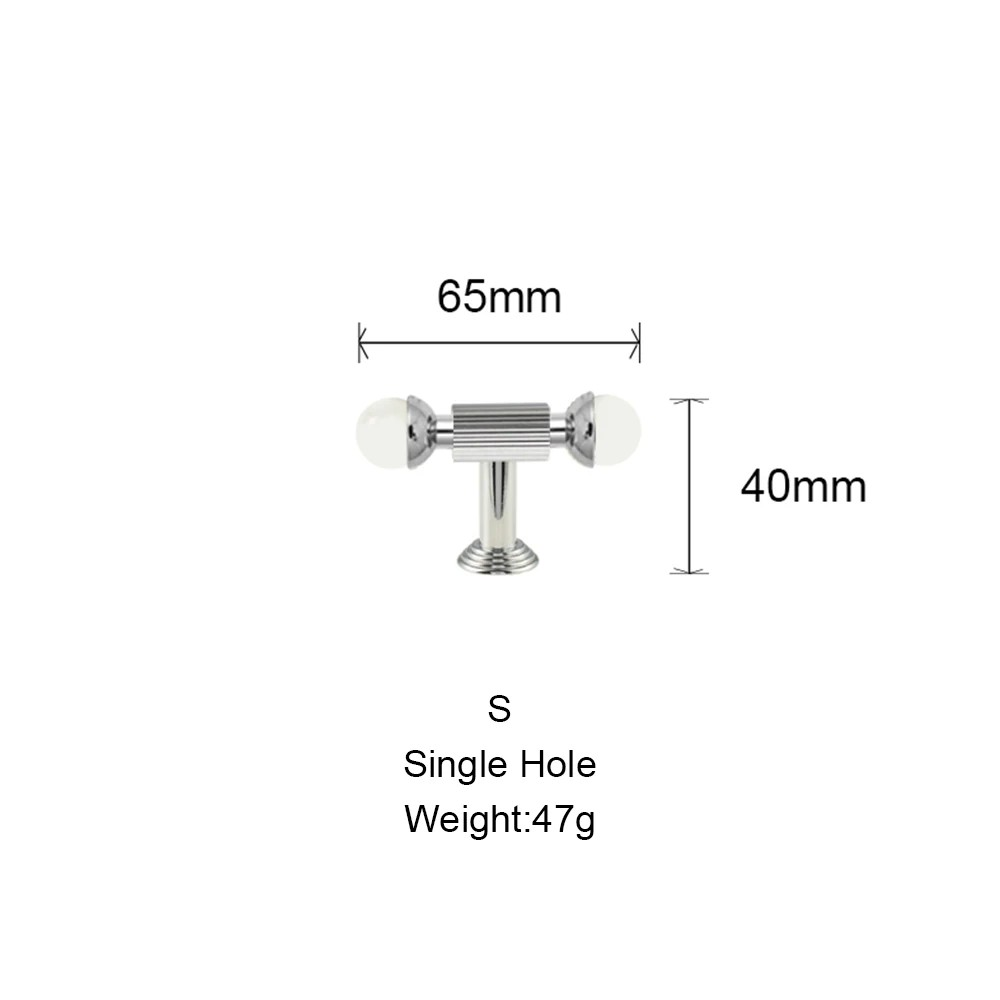 Dooroom Brass Furniture Handles Golden Cupboard Closet Cabinet Pulls T-Bar Acrylic Kitchen Modern Wardrobe Drawer Door Knobs DOOROOM
