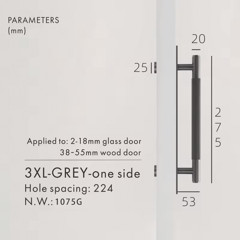 Dooroom Brass Straight Grain With Base PlateDoor Handles Double Door Wood Door Shower Room Black Antique Brass Pulls DOOROOM