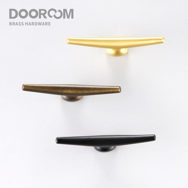 Dooroom Brass Handles Modern Nordic Fresh Long Pulls Cupboard Wardrobe Dresser Cabinet Drawer Cabinet Furniture Knobs Black Gold DOOROOM