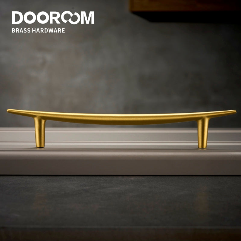 Dooroom Brass Handles Modern Nordic Fresh Long Pulls Cupboard Wardrobe Dresser Cabinet Drawer Cabinet Furniture Knobs Black Gold DOOROOM
