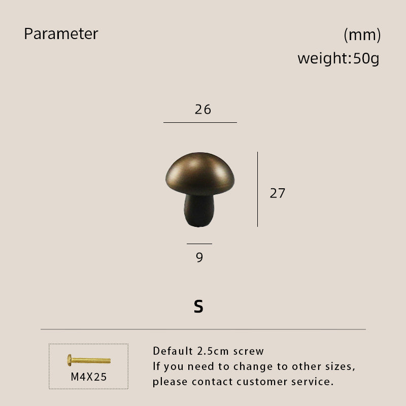 Dooroom  Solid Brass Smooth Round Cabinet Knobs Drawer Handles Wardrobe Elegant Touch Comfortable Feel Pull DOOROOM