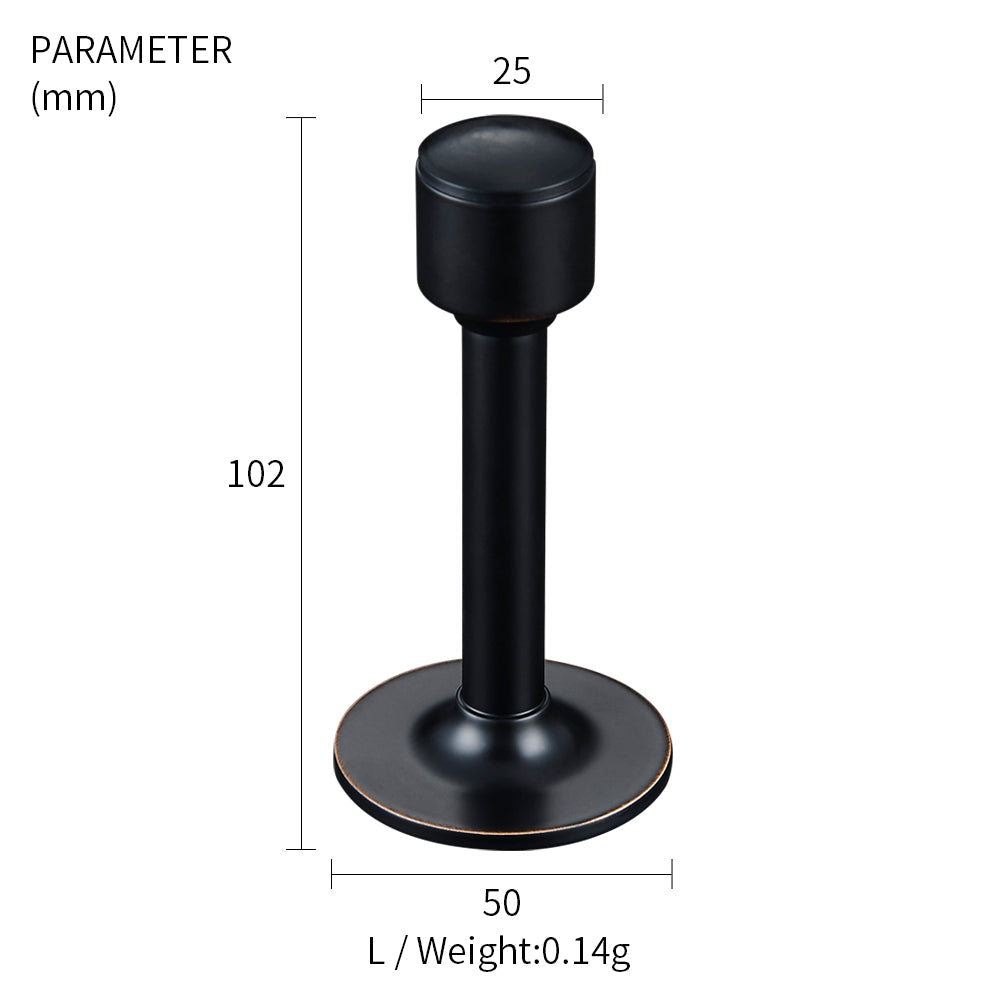 Dooroom Brass Door Stops Hole Free Bathroom Door Stopper Heavy Duty Floor Wall Mount Bumper Non-magnetic Door Holder Catch DOOROOM