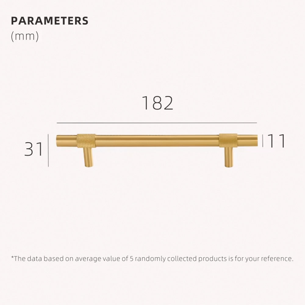 Dooroom Brass Furniture Handles Modern Knurling Black Gold Pulls Wardrobe Dresser Cupboard Cabinet Drawer Shoe Box Knobs DOOROOM