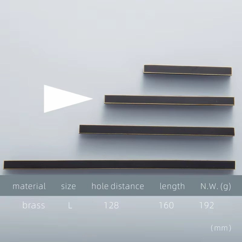 Dooroom Zoe Brass Furniture Handles Long Modern Matt Wardrobe Dresser Cupboard Cabinet Door Drawer Pulls Knobs DOOROOM
