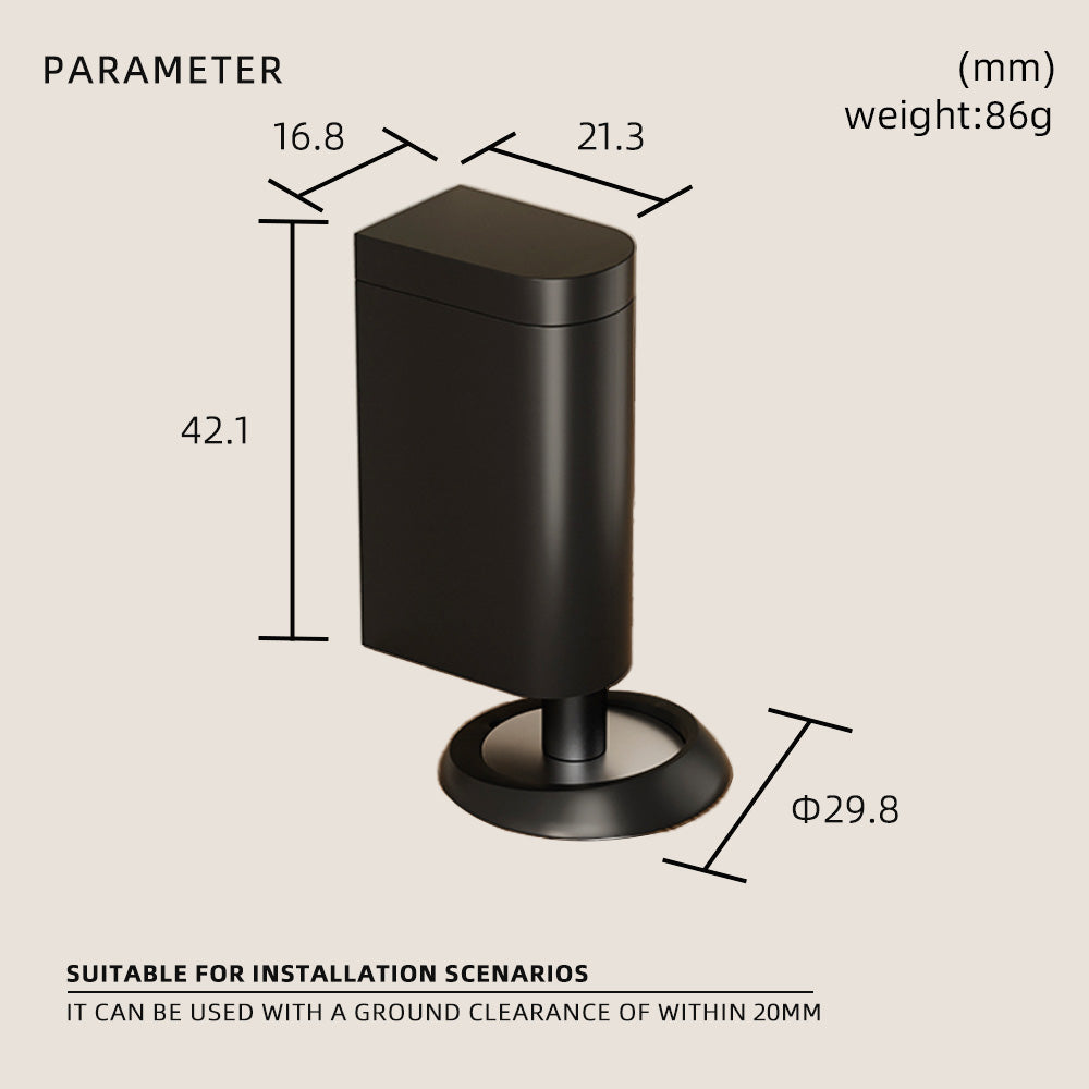 Dooroom New Magnetic Door Stopper Silent crash-proof windproof Invisible Door suction perforation-free Home Door Stops DOOROOM