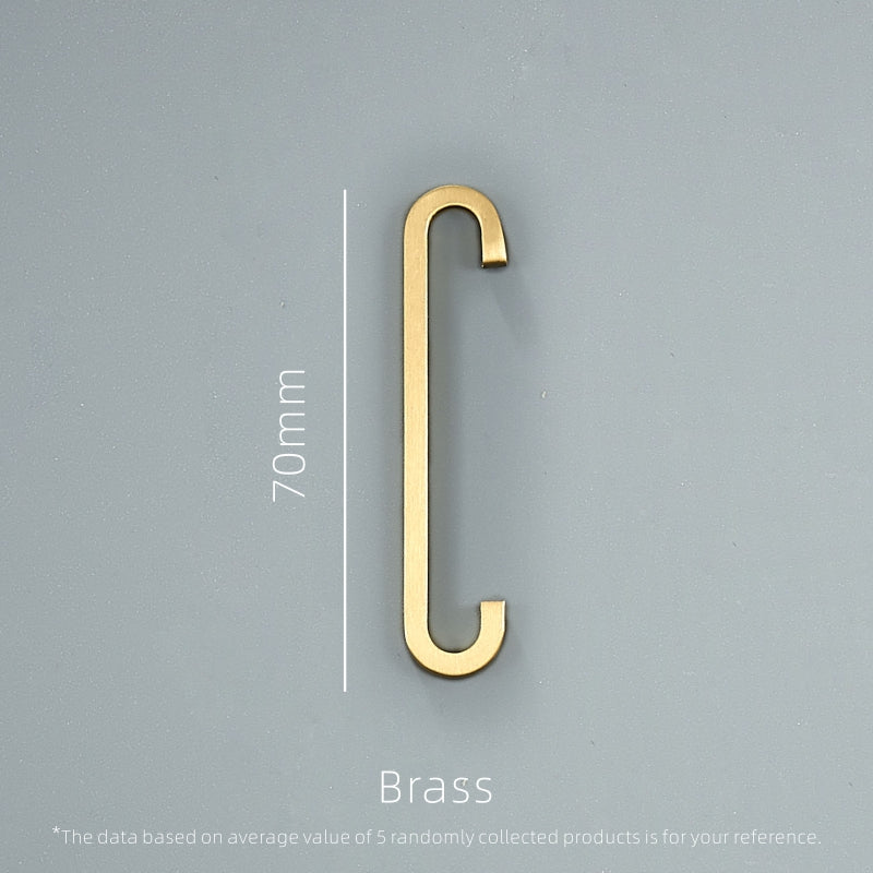 Dooroom Brass Letters A-Z For Company Names Door Plates Decorative Wall Letters Personalized Symbols Address DOOROOM