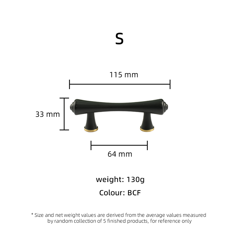 Dooroom Brass Furniture Handles Pastoral Cupboard Wardrobe Dresser Cabinet Drawer Shoe Box Mediterranean Black Pulls Knobs DOOROOM