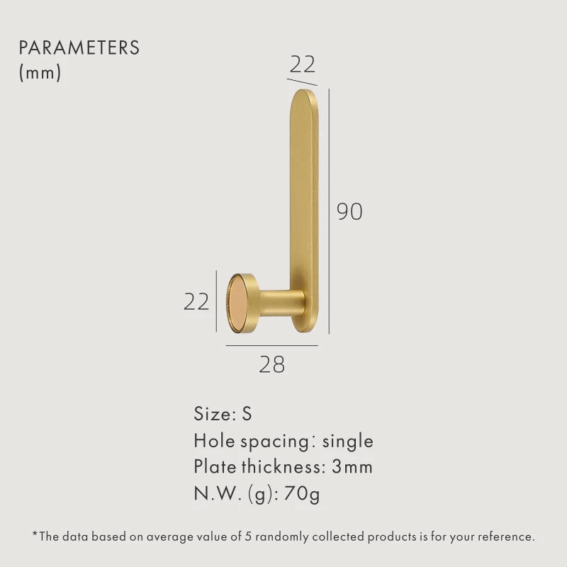 Dooroom Brass Real Leather Cabinet Handles Cupboard Door Pulls Bearing Hooks Bathroom Indoor Kitchen Hallway Wall Clothes Hook DOOROOM