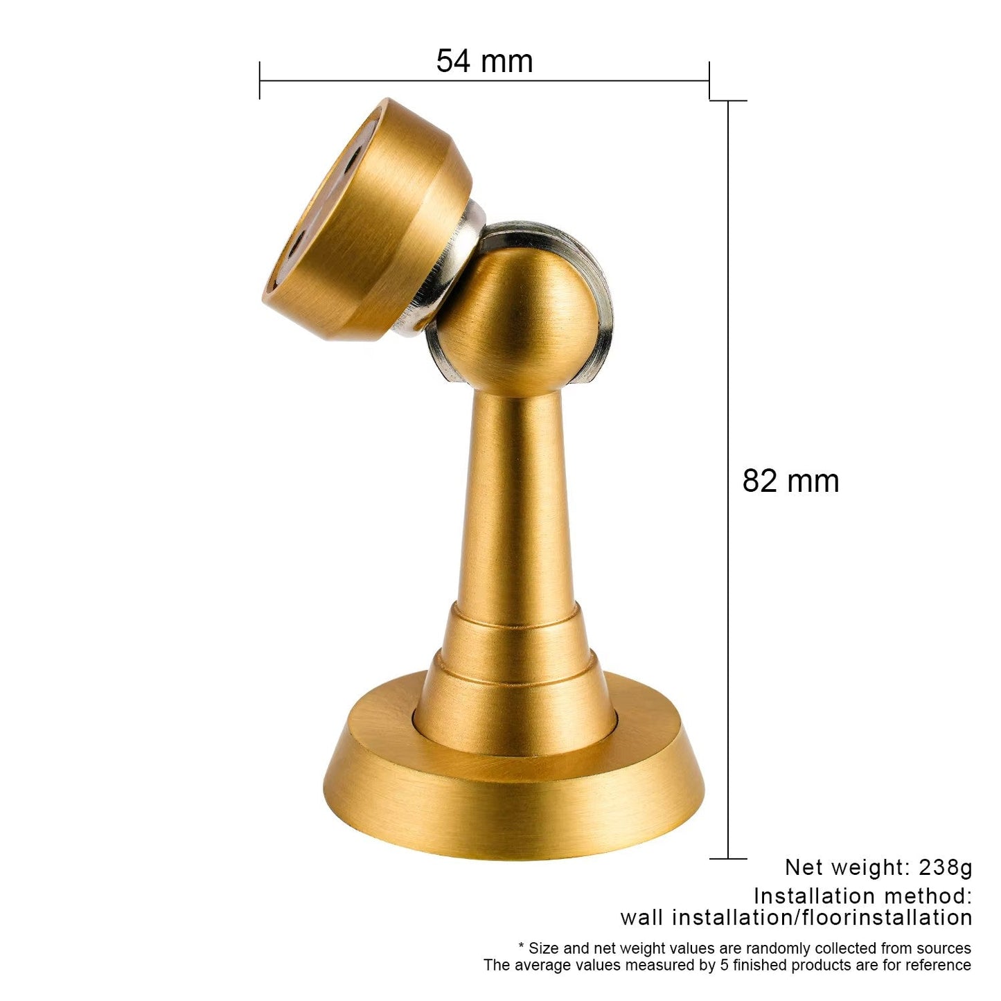 Dooroom Brass Furniture Door Suction DOOROOM