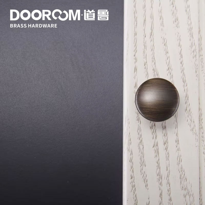 Dooroom Brass Furniture Handles Simple American Wardrobe Dresser Cupboard Cabinet Door Drawer Shoe Box Pulls Pastoral Knobs DOOROOM