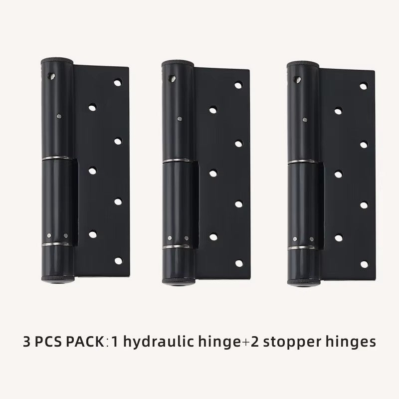 Dooroom Invisible Hydraulic Door Hinges Automatic Door Closing Buffer Damping Hidden Spring Door Hinges DOOROOM