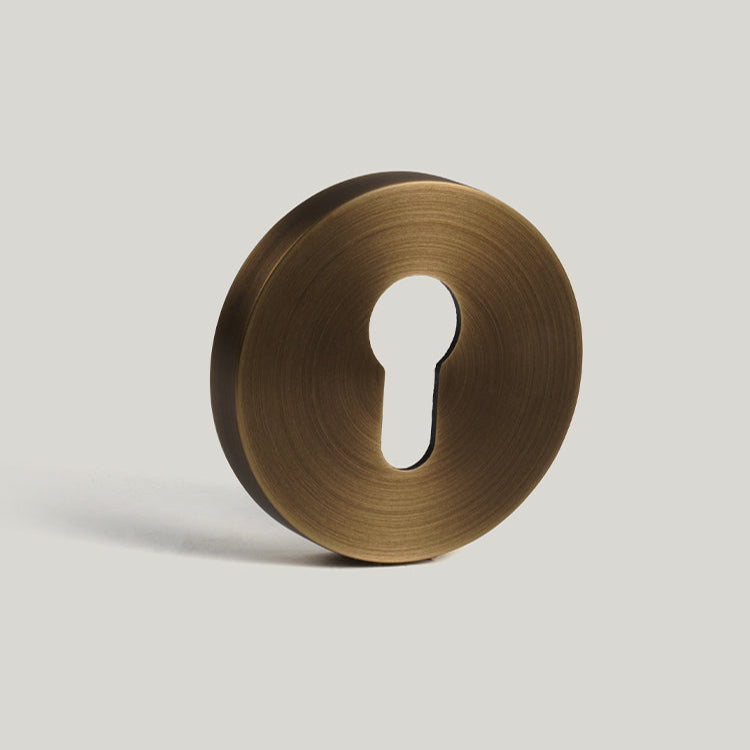 Dooroom Brass Door Handle Accessories Euro Cylinder Escutcheon Rose Cover Matt Brass Antique Bronze Black DOOROOM