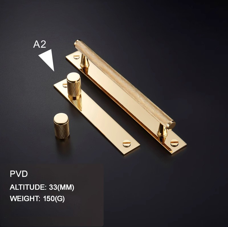 Dooroom Brass Long Furniture Handles Knurled Wardrobe Dresser Cupboard Cabinet Drawer Refrigerator Door Pulls Knobs DOOROOM