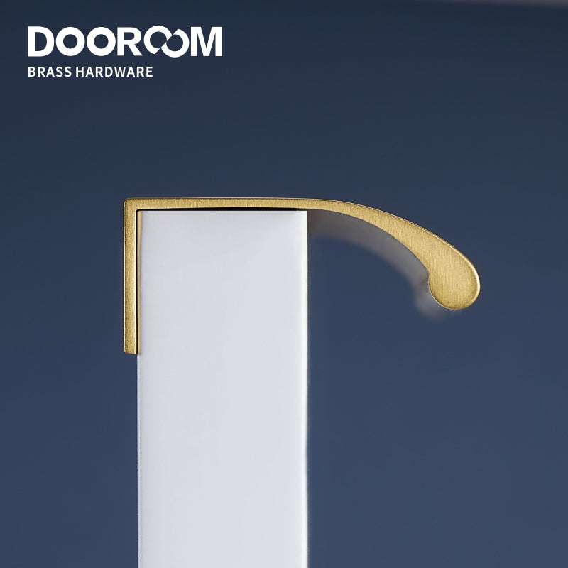 Dooroom Brass Furniture Hidde Handles Long Concealed Pulls Wardrobe Dresser Cupboard Cabinet Drawer Shoe Box Wine Bar Knobs DOOROOM