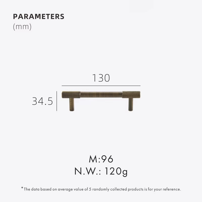 Dooroom Antique Brass Knurling Furniture Handles Long Round Modern Pulls Cupboard Wardrobe Dresser Shoe Box Drawer Cabinet Knobs DOOROOM