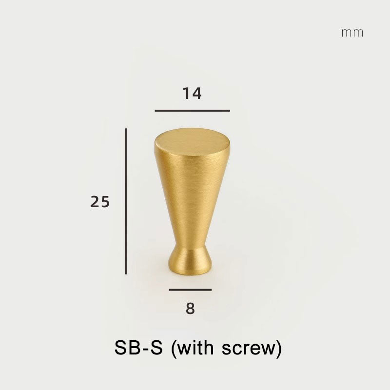 Dooroom Solid Brass Handle Knobs Simple Wardrobe Cabinet Round Drawer Knob Porcelain Bling Single Hole Handle DOOROOM