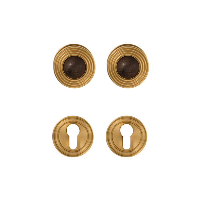 Dooroom Brass and numb Door Lock Set Simplicity Interior Bedroom Bathroom Lock Door Dummy Lock Passage Privacy Lock DOOROOM