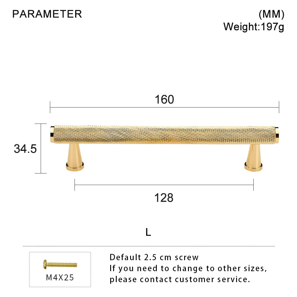 Dooroom Brass Knurled Devise Furniture Handles Gold Black Modern Wardrobe Cabinet Dresser Cupboard Drawer Pulls Knobs Bar DOOROOM