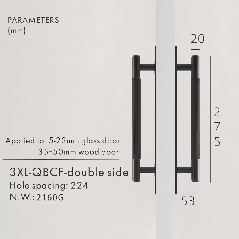 Dooroom Brass Straight Grain With Base PlateDoor Handles Double Door Wood Door Shower Room Black Antique Brass Pulls DOOROOM