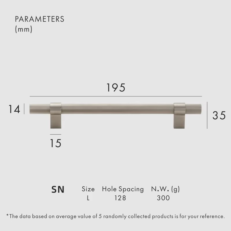 Dooroom Brass Furniture Handles Modern Striped Cupboard Wardrobe Dresser Shoe Box Drawer Cabinet Knobs T-Bar DOOROOM