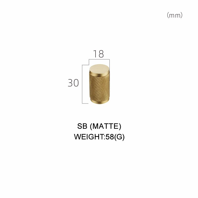 Dooroom Brass Long Furniture Handles Knurled Wardrobe Dresser Cupboard Cabinet Drawer Refrigerator Door Pulls Knobs DOOROOM