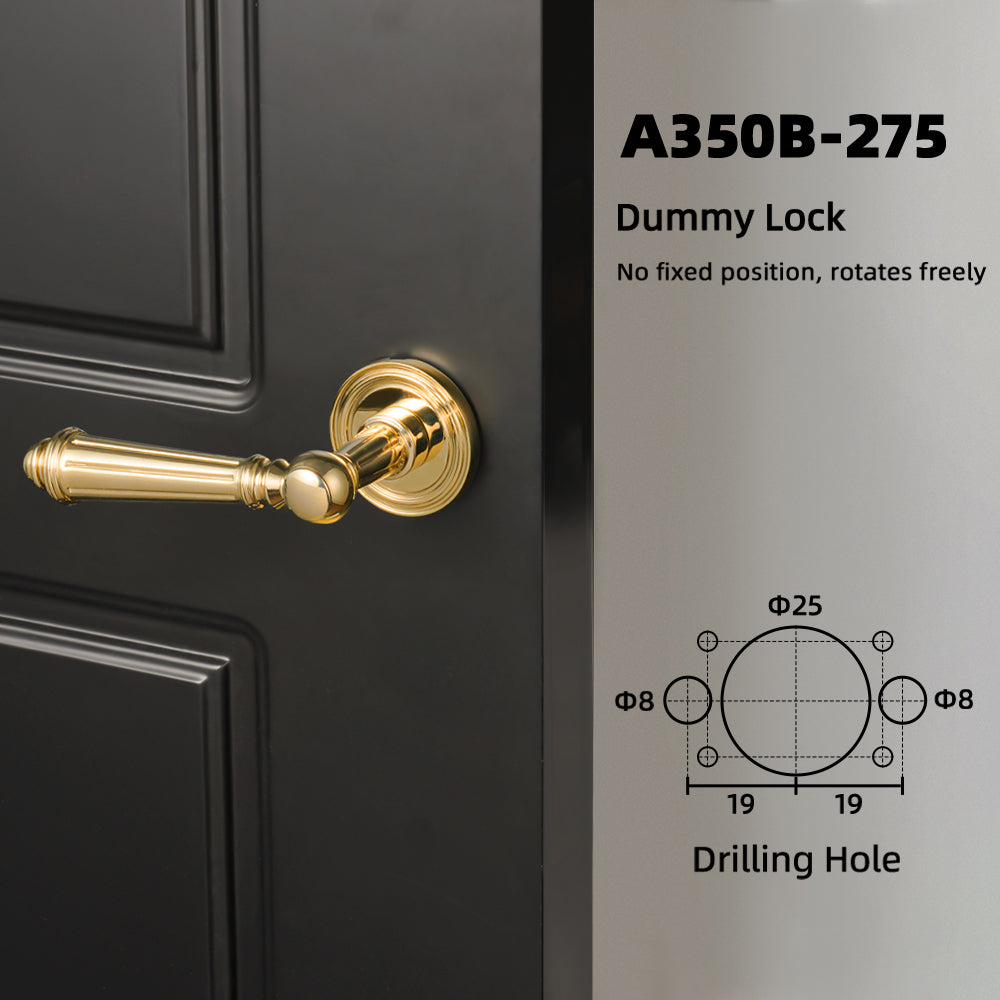 Dooroom Brass Furniture Door Lock Bright Silver French Retro Bright Gold Door Handle Lock Set Furniture Hardware Accessories DOOROOM